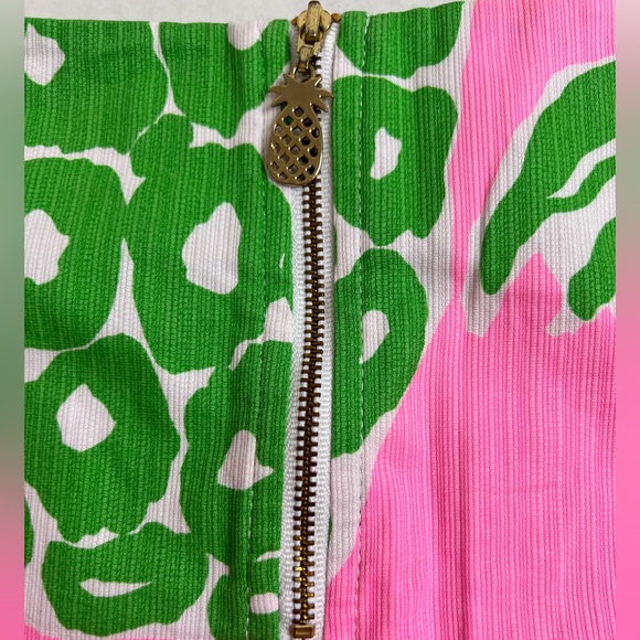 Lilly Pulitzer Pink Pout Flamenco Mini Skirt Size 4 - Picture 3 of 9